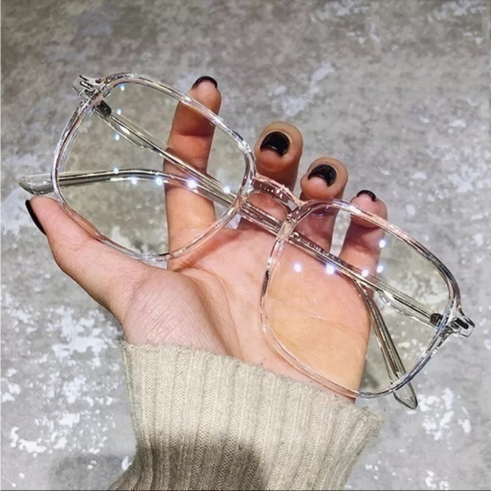 Transparent Glasses Clear Square Frame Glasses Fashion Glasses